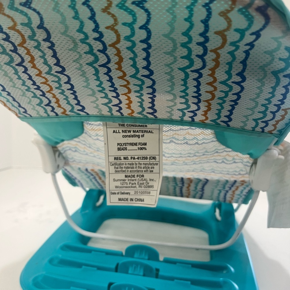 Aqua Baby Bath Seat with Wave Pattern - Picture 8 of 9